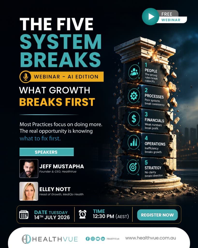 The Five System Breaks webinar promotional graphic